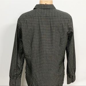 John Varvatos Shirts - John Varvatos | Black Plaid Checkered Button Down John Varvatos Shirts - John Varvatos | Black Plaid Checkered Button Down